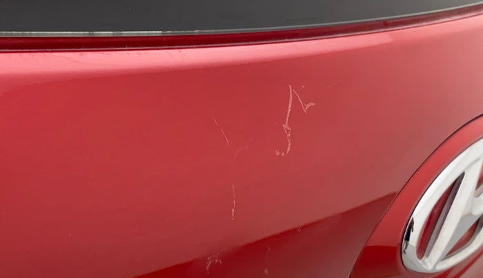 2018 Hyundai Grand i10 SPORTZ AT 1.2 KAPPA VTVT, Petrol, Automatic, 31,444 km, Dicky (Boot door) - Minor scratches
