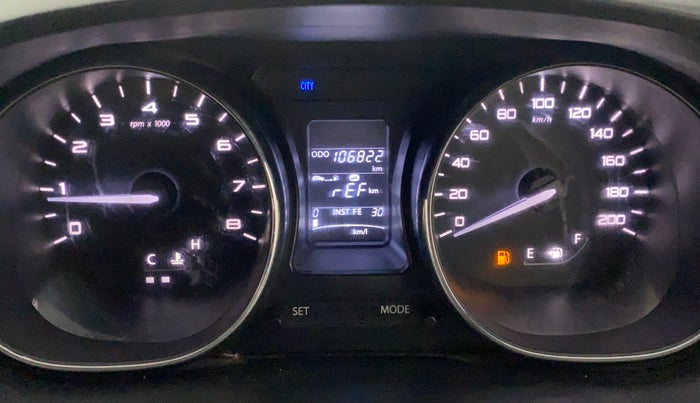 2018 Tata Tiago XZ PETROL, Petrol, Manual, 1,06,784 km, Odometer Image