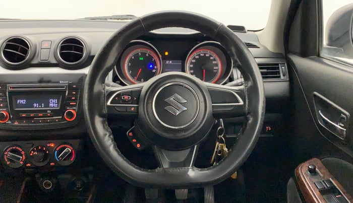 2018 Maruti Swift VXI, Petrol, Manual, 37,330 km, Steering Wheel Close Up