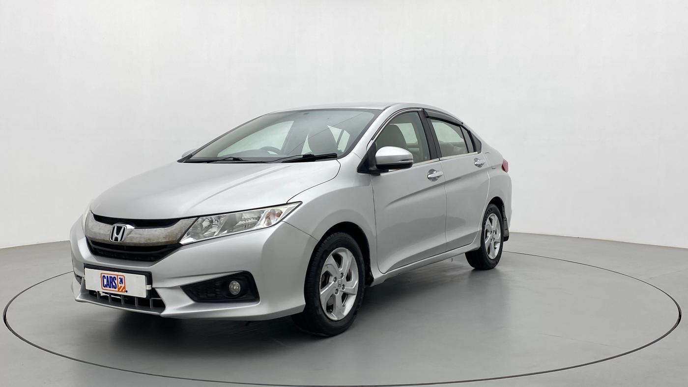 2014 Honda City V MT PETROL, CNG, Manual, 77,676 km, Left Front Diagonal