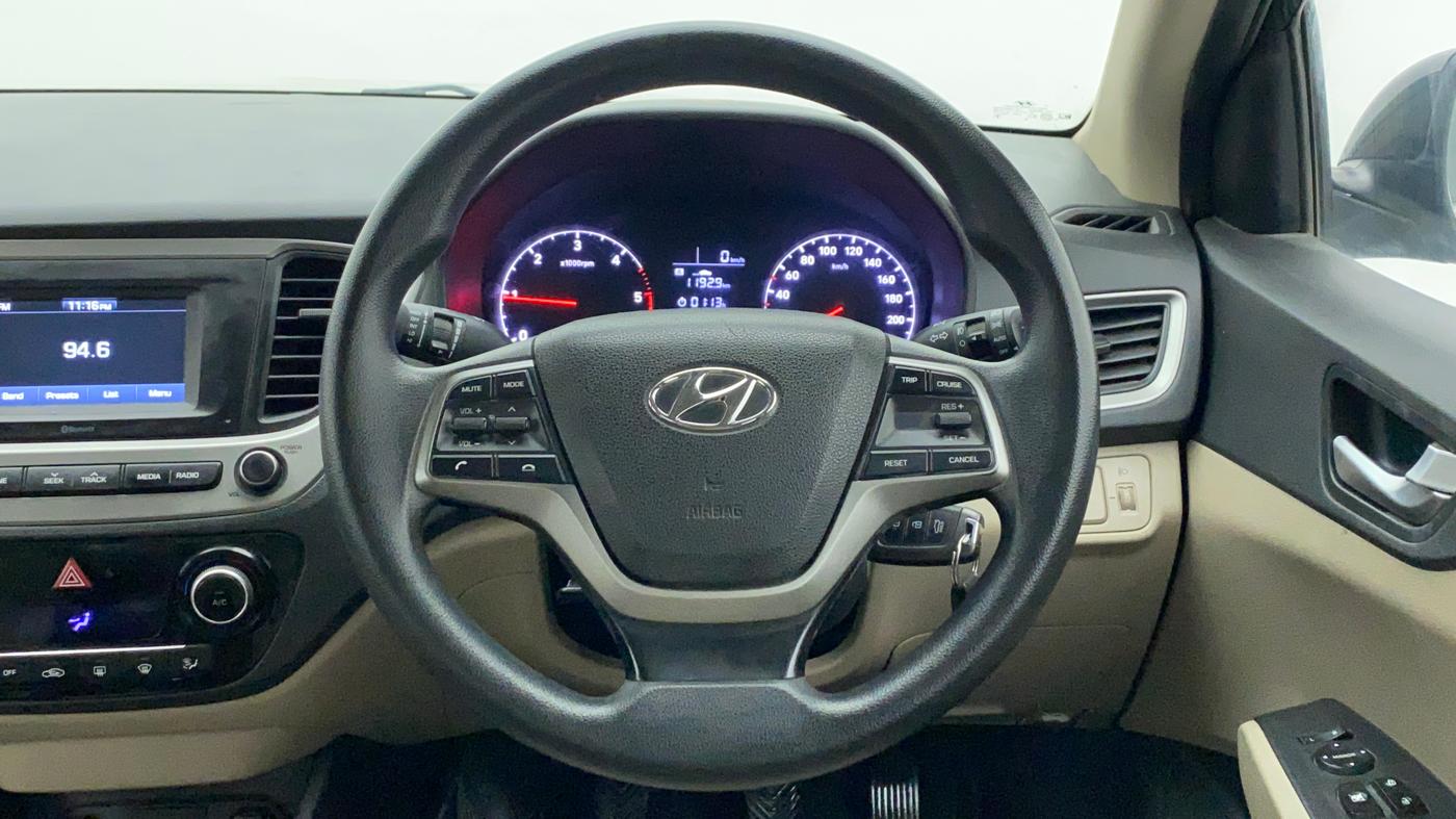 2019 Hyundai Verna 1.4 CRDi EX MT, Diesel, Manual, 56,943 km, Steering Wheel Close Up
