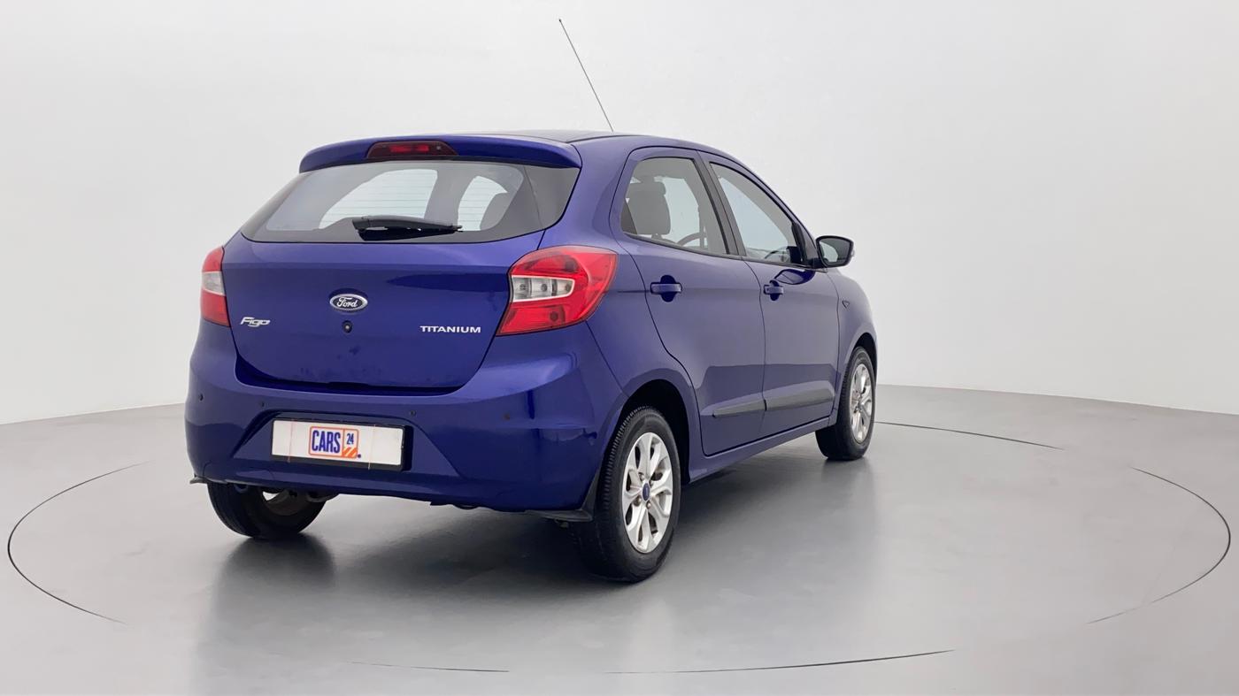 2017 Ford New Figo 1.2 TITANIUM, Petrol, Manual, 30,657 km, Right Back Diagonal (45- Degree) View