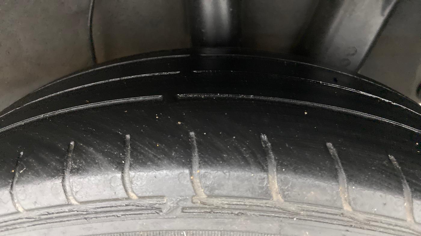 2020 Hyundai AURA SX 1.2 (O), Petrol, Manual, 59,429 km, Left Rear Tyre Tread