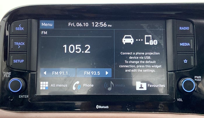 2020 Hyundai AURA SX 1.2 (O), Petrol, Manual, 59,429 km, Infotainment System