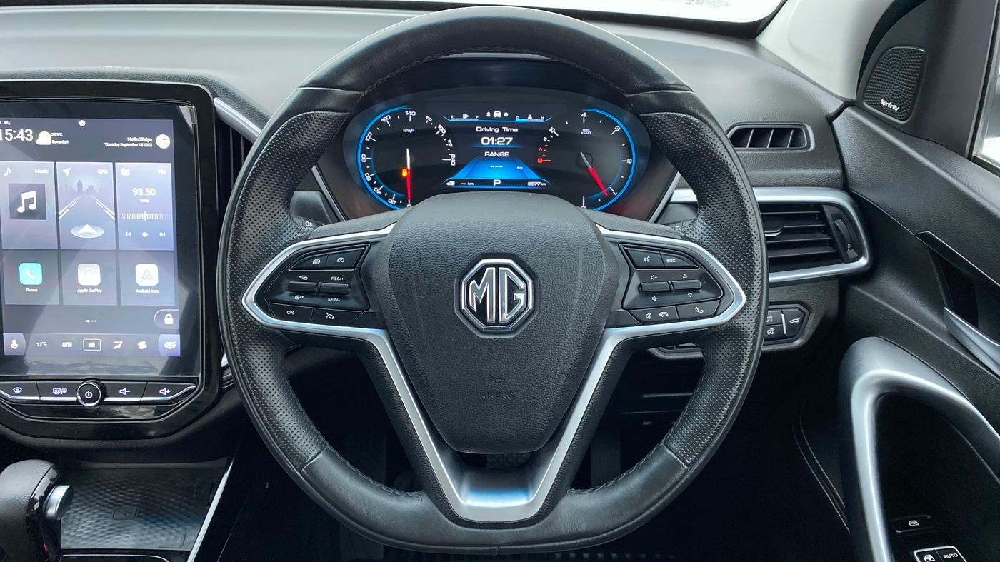 2021 MG HECTOR SHARP DCT PETROL, Petrol, Automatic, 8,832 km, Steering Wheel Close Up
