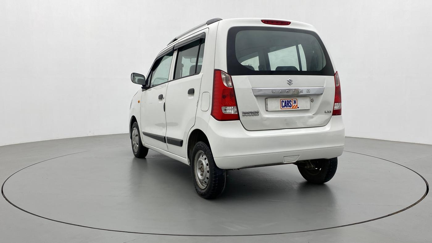 2012 Maruti Wagon R 1.0 LXI, CNG, Manual, 72,983 km, Left Back Diagonal