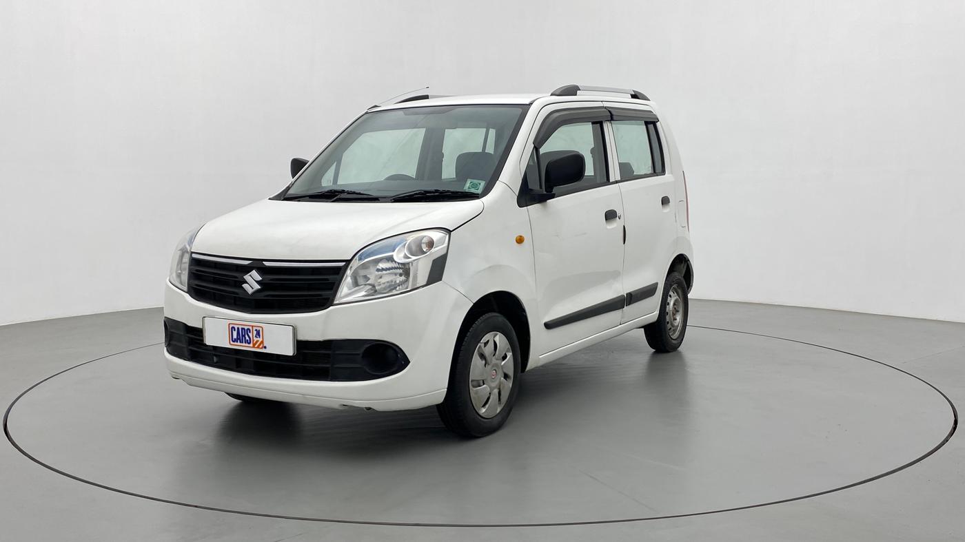 2012 Maruti Wagon R 1.0 LXI, CNG, Manual, 72,983 km, Left Front Diagonal