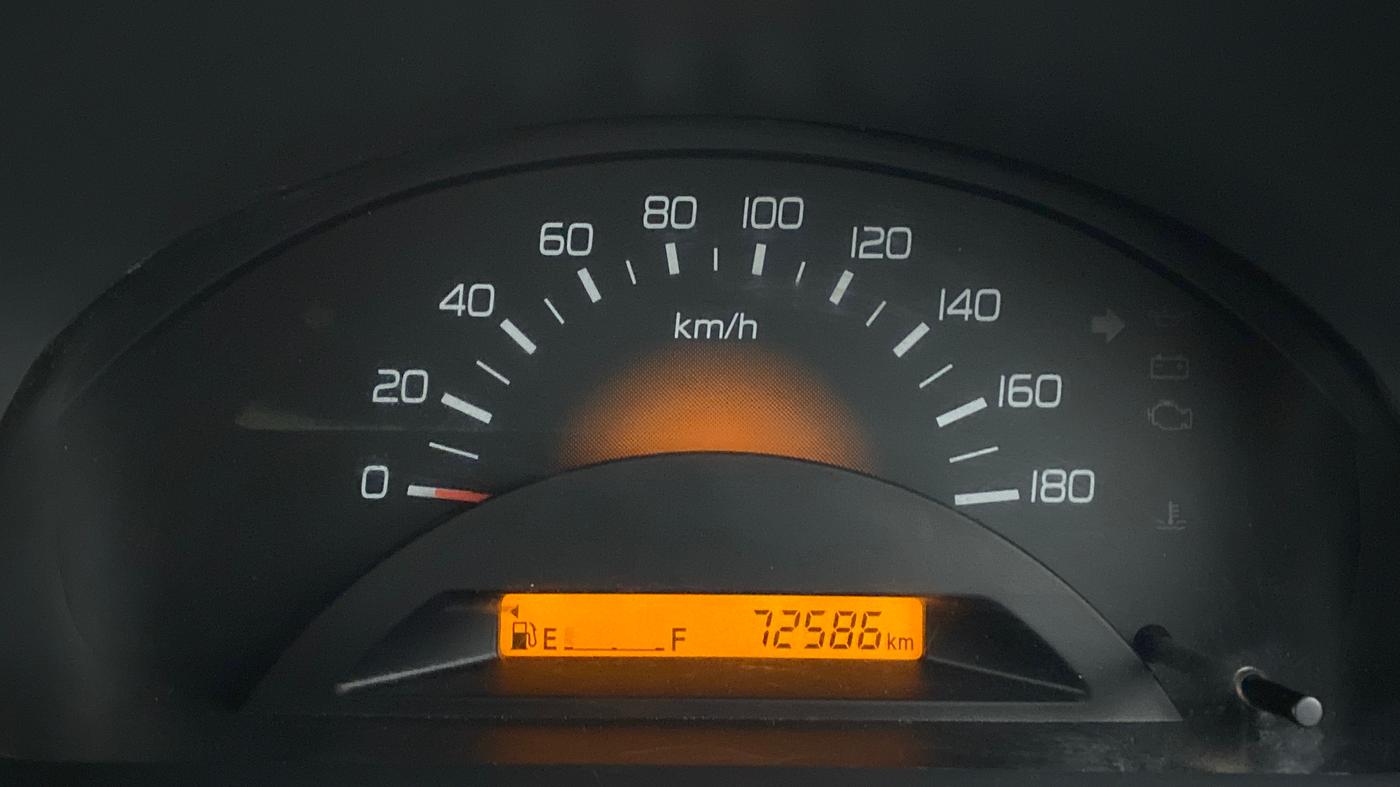 2012 Maruti Wagon R 1.0 LXI, CNG, Manual, 72,983 km, Odometer Image
