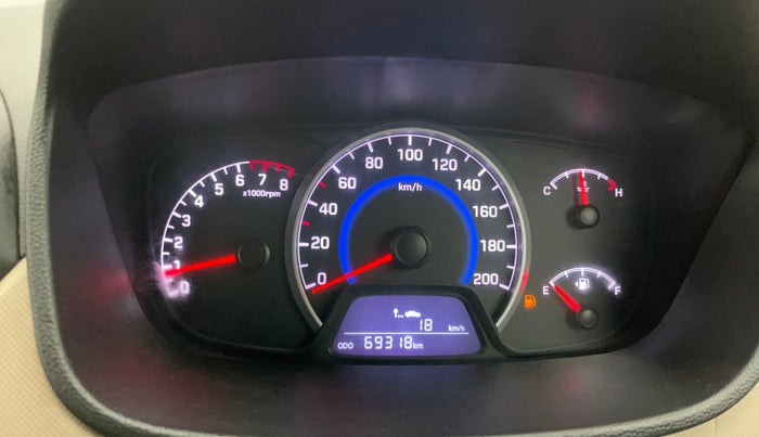 2018 Hyundai Grand i10 MAGNA 1.2 KAPPA VTVT, Petrol, Manual, 69,272 km, Odometer Image