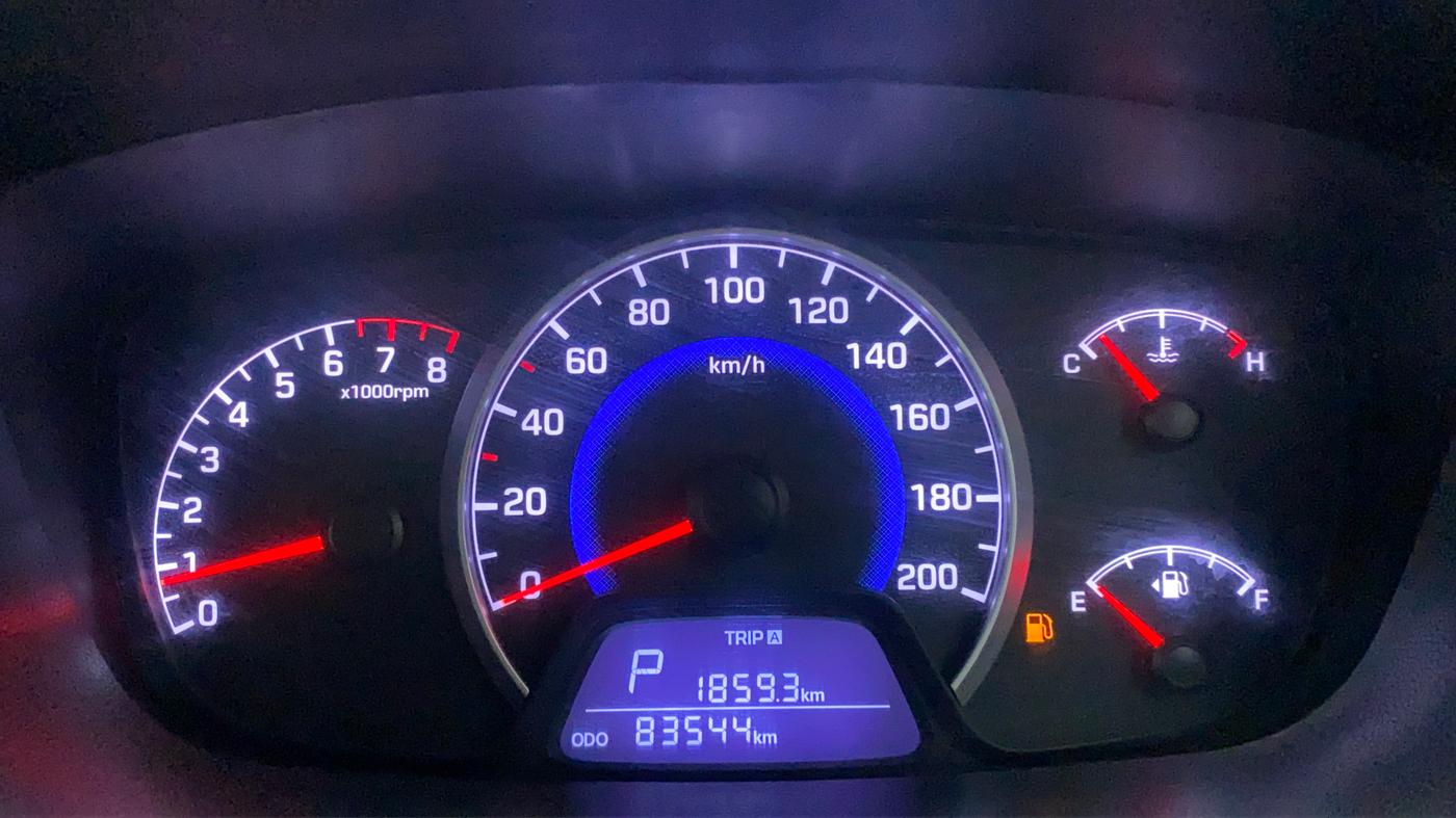 2017 Hyundai Grand i10 SPORTZ AT 1.2 KAPPA VTVT, Petrol, Automatic, 83,927 km, Odometer Image