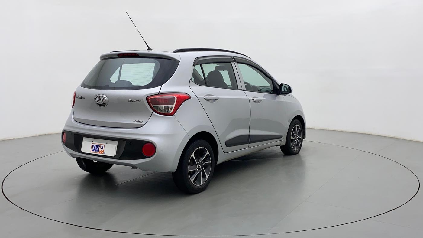 2017 Hyundai Grand i10 SPORTZ AT 1.2 KAPPA VTVT, Petrol, Automatic, 83,927 km, Right Back Diagonal