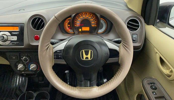 2013 Honda Brio S MT, Petrol, Manual, 35,921 km, Steering Wheel Close Up