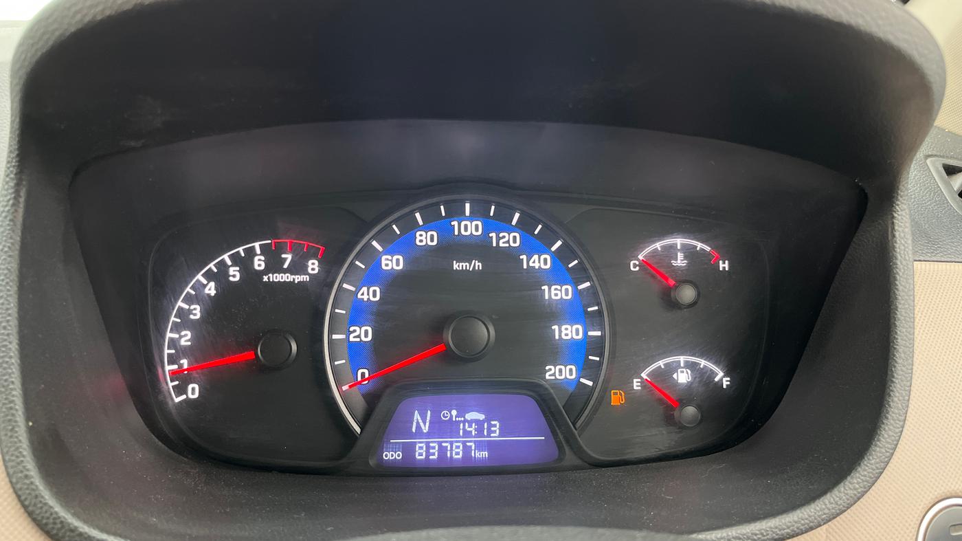 2014 Hyundai Xcent SX 1.2, Petrol, Manual, 83,787 km, Odometer Image