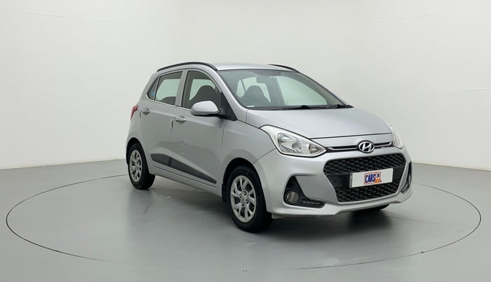 2017 Hyundai Grand i10 SPORTZ 1.2 KAPPA VTVT, Petrol, Manual, 39,999 km, Right Front Diagonal
