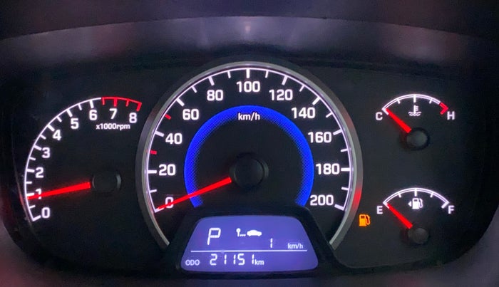 2017 Hyundai Grand i10 MAGNA AT 1.2 KAPPA VTVT, Petrol, Automatic, 21,368 km, Odometer Image