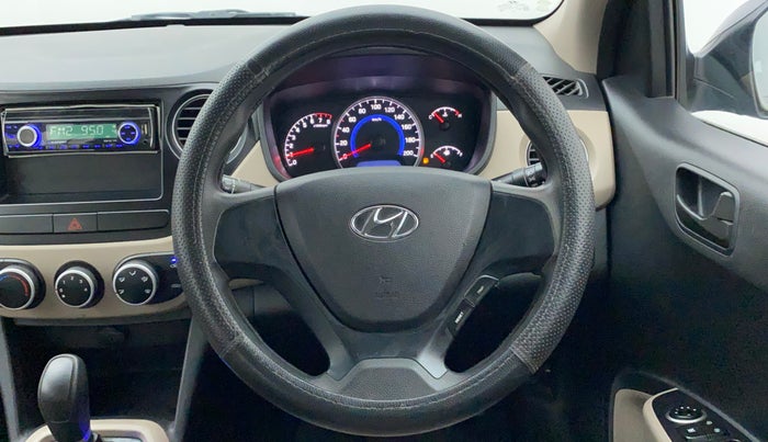 2017 Hyundai Grand i10 MAGNA AT 1.2 KAPPA VTVT, Petrol, Automatic, 21,368 km, Steering Wheel Close Up