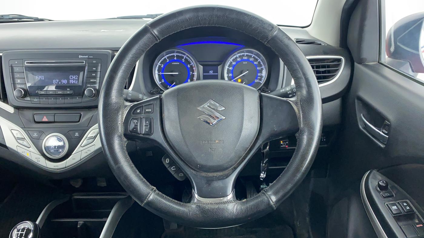 2018 Maruti Baleno DELTA PETROL 1.2, CNG, Manual, 27,538 km, Steering Wheel Close Up