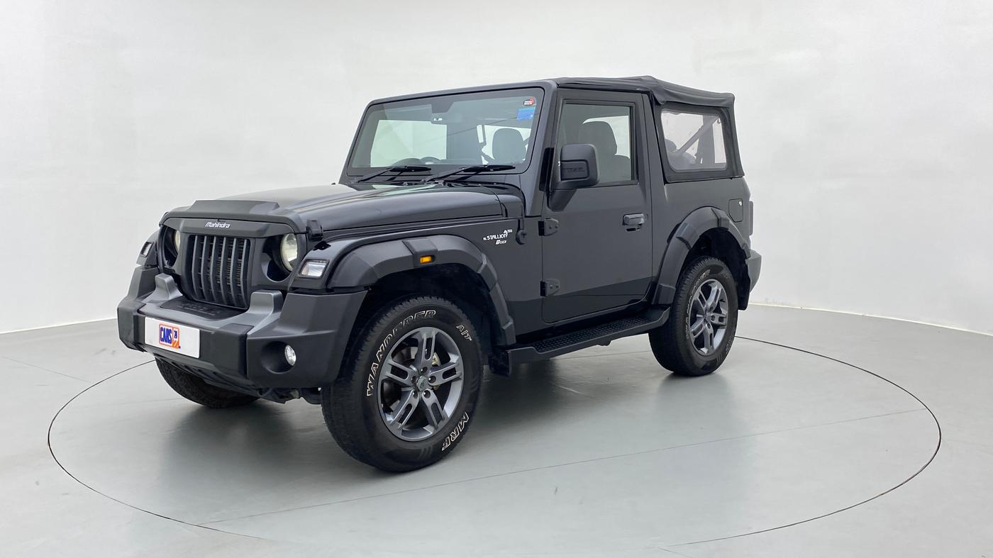 2021 Mahindra Thar LX  P 4WD AT CONVERTIBLE, Petrol, Automatic, 21,143 km, Left Front Diagonal