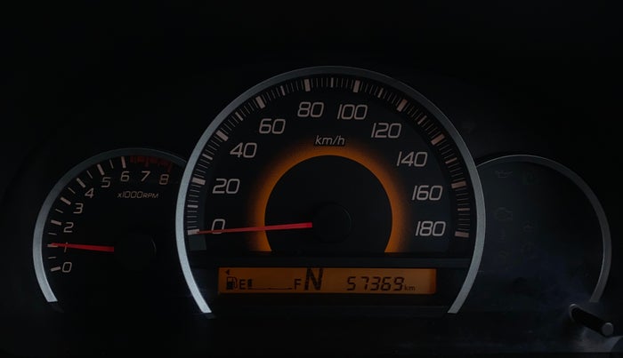 2016 Maruti Wagon R 1.0 VXI AMT, Petrol, Automatic, 57,362 km, Odometer Image