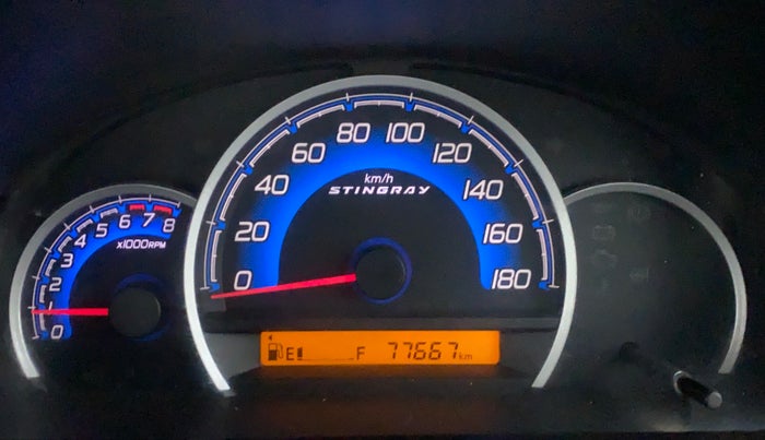2013 Maruti Wagon R Stingray VXI, Petrol, Manual, 77,850 km, Odometer Image