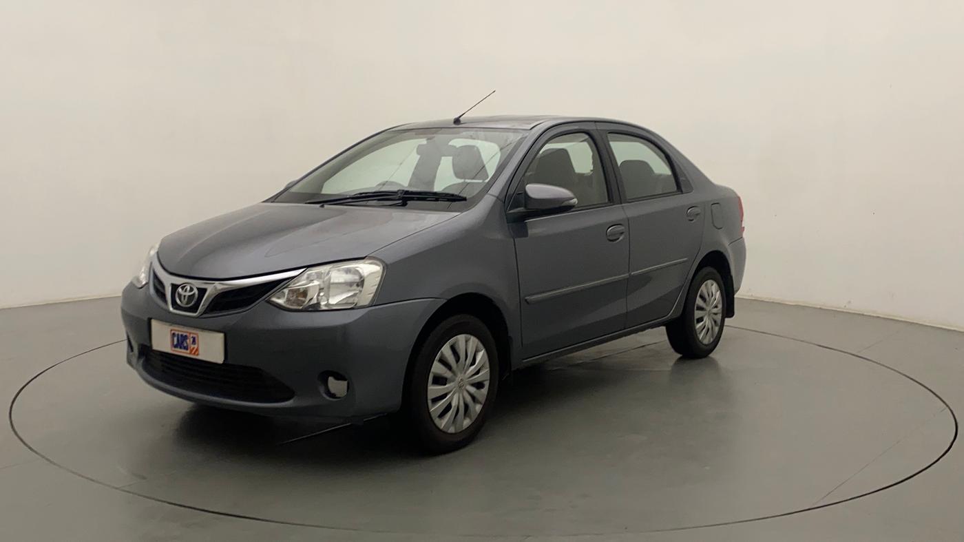 2014 Toyota Etios V, Petrol, Manual, 45,668 km, Left Front Diagonal