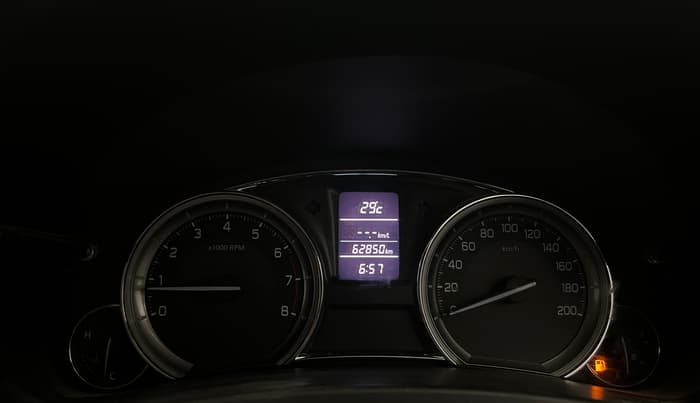 2017 Maruti Ciaz ZETA 1.4  MT PETROL, Petrol, Manual, 62,846 km, Odometer Image
