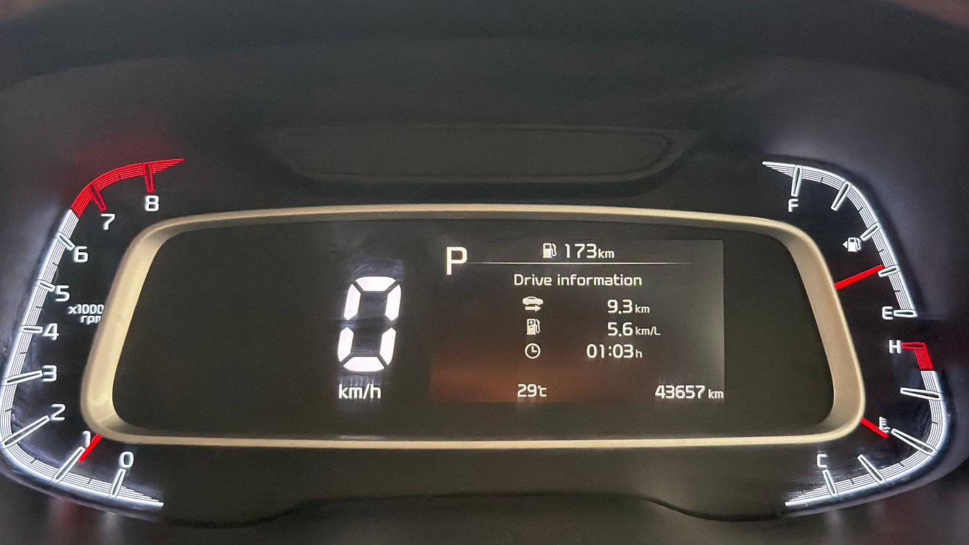 2020 KIA SONET GTX PLUS 1.0 DCT, Petrol, Automatic, 43,647 km, Odometer Image