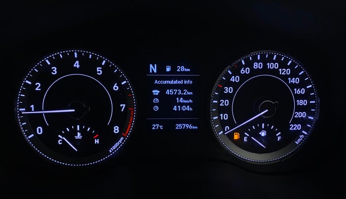 2021 Hyundai VENUE SX 1.0 (O) TURBO IMT, Petrol, Manual, 25,792 km, Odometer Image