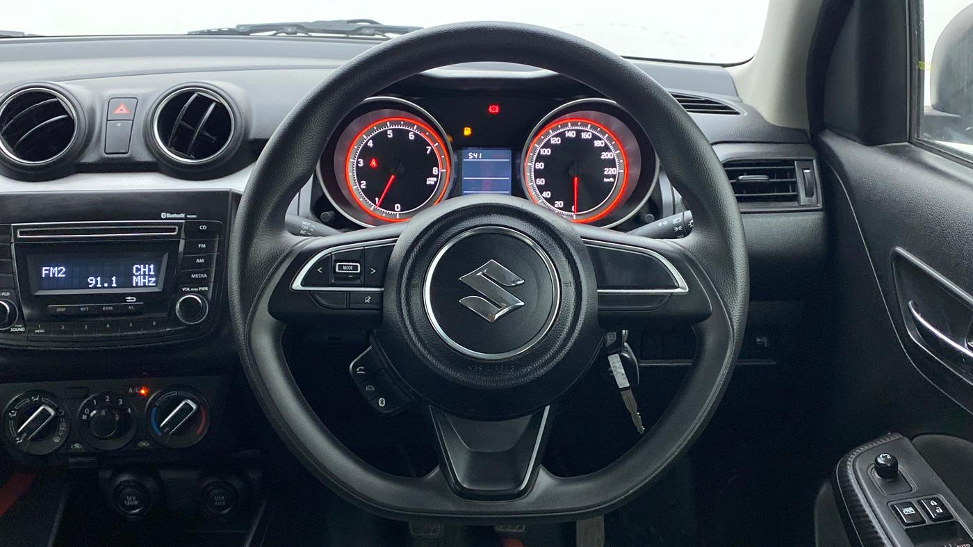 2020 Maruti Swift VXI, Petrol, Manual, 14,287 km, Steering Wheel Close Up