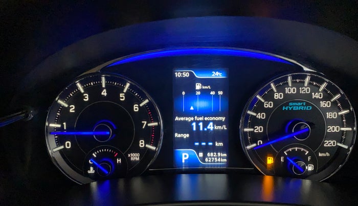 2018 Maruti Ciaz ALPHA  AT 1.5 SHVS PETROL, Petrol, Automatic, 62,754 km, Odometer Image