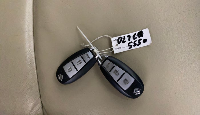 2018 Maruti Ciaz ALPHA  AT 1.5 SHVS PETROL, Petrol, Automatic, 62,754 km, Key Close Up