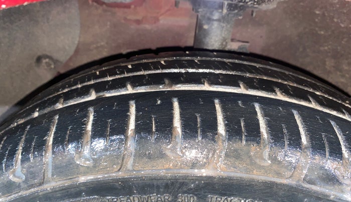 2016 Hyundai Grand i10 MAGNA 1.2 KAPPA VTVT, Petrol, Manual, 17,154 km, Left Front Tyre Tread