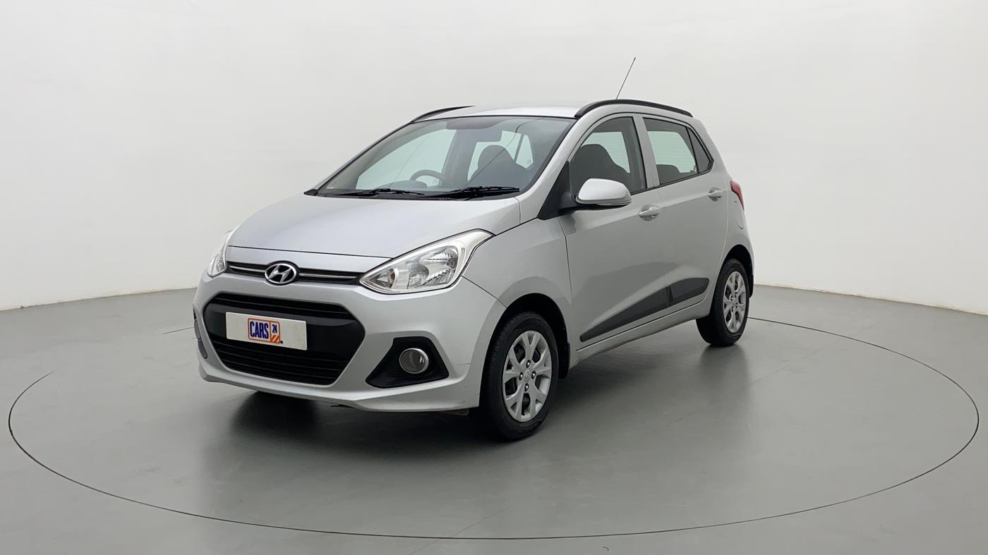 2016 Hyundai Grand i10 SPORTZ 1.2 KAPPA VTVT, Petrol, Manual, 22,111 km, Left Front Diagonal