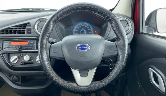 2018 Datsun Redi Go 1.0 S AT, Petrol, Automatic, 10,253 km, Steering Wheel Close Up