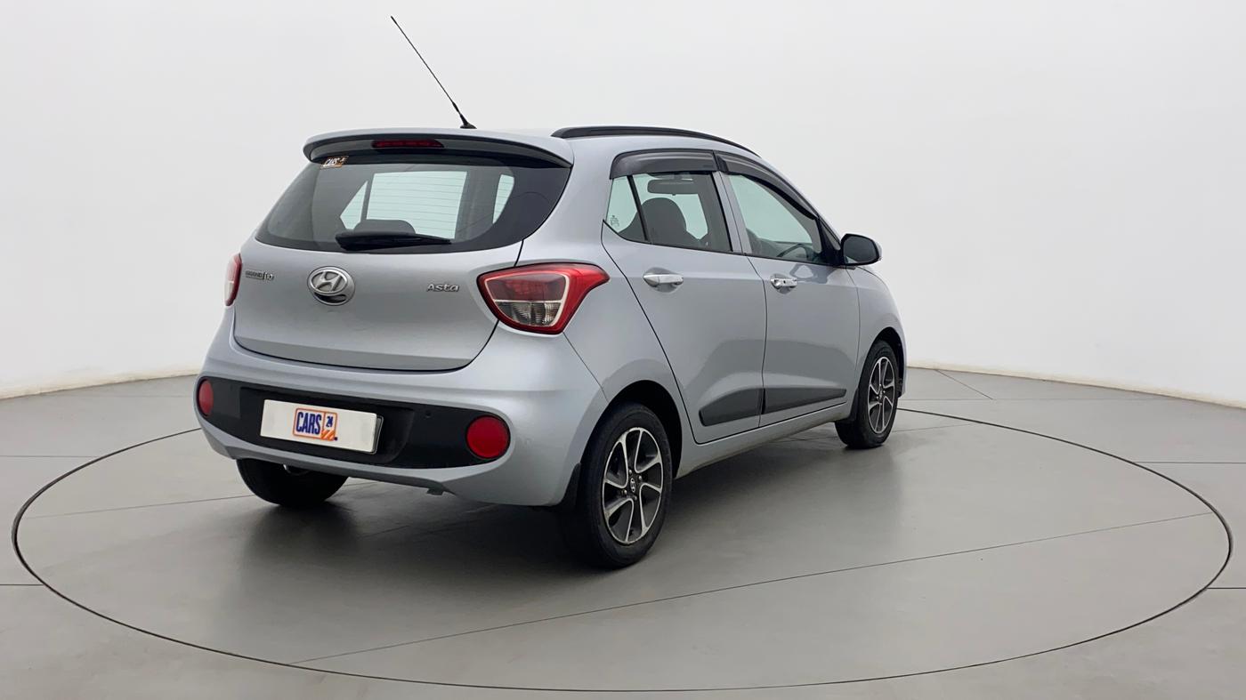 2018 Hyundai Grand i10 ASTA 1.2 KAPPA VTVT, Petrol, Manual, 38,564 km, Right Back Diagonal