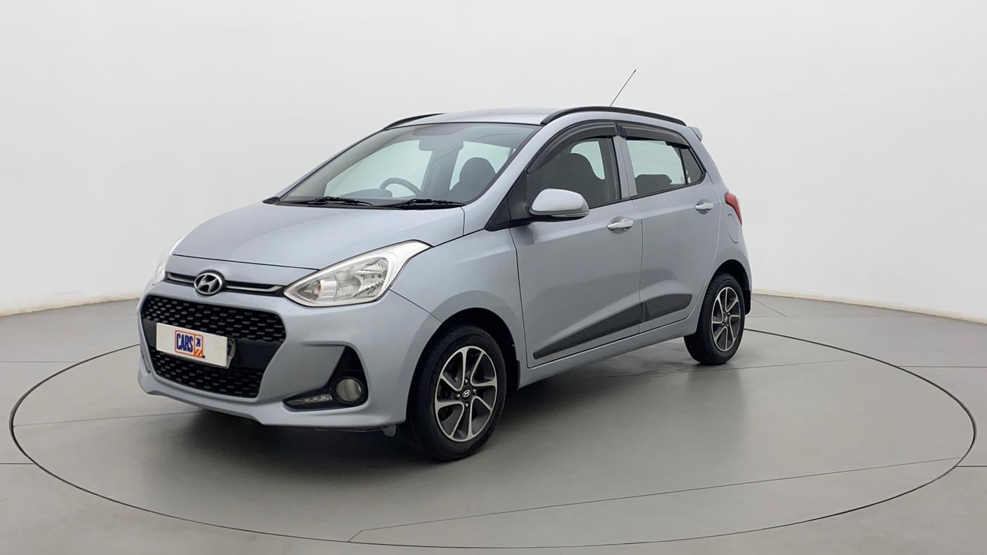 2018 Hyundai Grand i10 ASTA 1.2 KAPPA VTVT, Petrol, Manual, 38,564 km, Left Front Diagonal