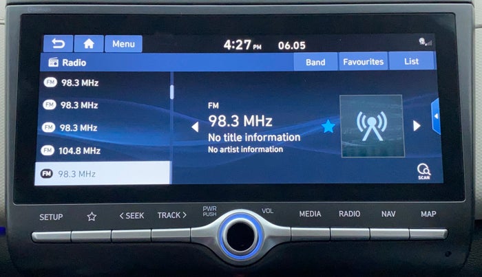 2022 Hyundai Creta SX 1.5 PETROL, Petrol, Manual, 8,971 km, Infotainment System