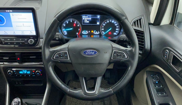 2019 Ford Ecosport TITANIUM 1.5L PETROL, Petrol, Manual, 74,900 km, Steering Wheel Close Up