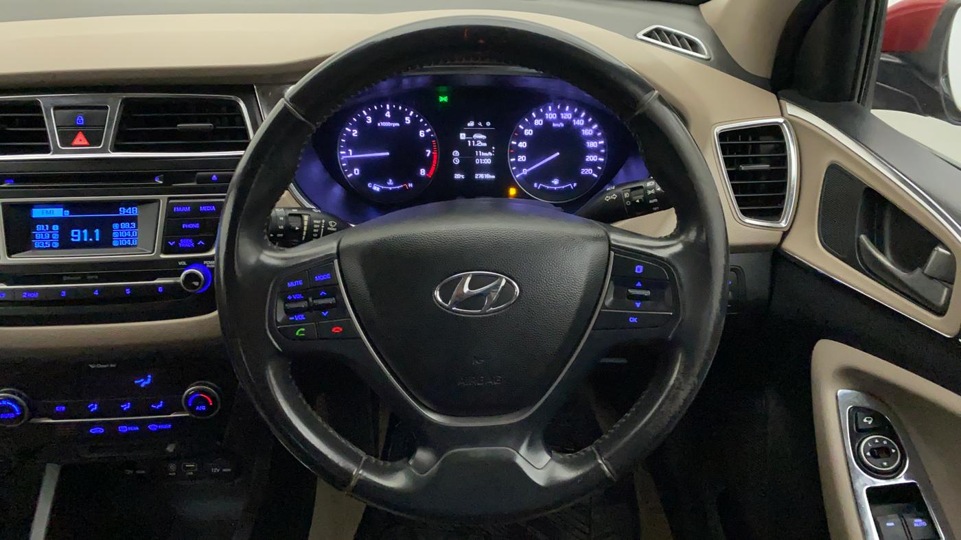 2015 Hyundai Elite i20 ASTA 1.2, Petrol, Manual, 27,696 km, Steering Wheel Close Up