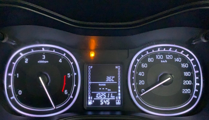 2019 Maruti Vitara Brezza ZDI, Diesel, Manual, 1,02,984 km, Odometer Image