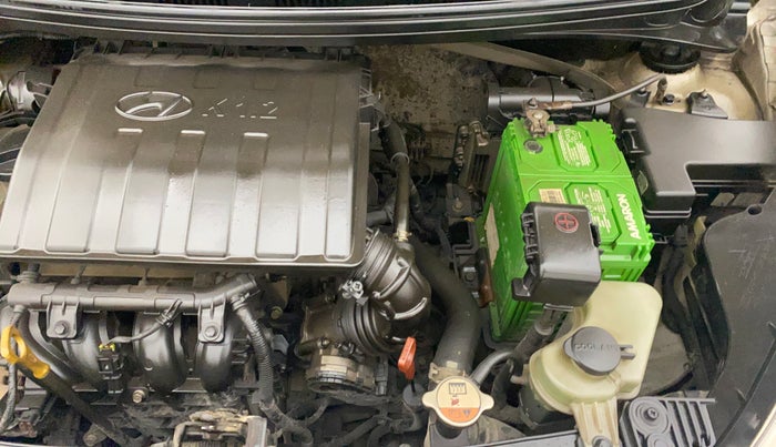 2015 Hyundai Grand i10 ASTA AT 1.2 KAPPA VTVT, Petrol, Automatic, 1,10,957 km, Engine View - Left