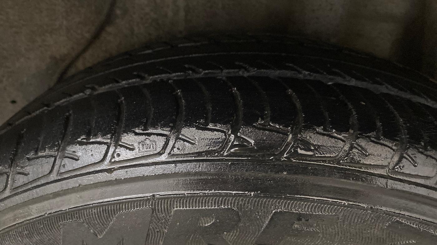 2017 Maruti Celerio ZXI AMT (O), Petrol, Automatic, 50,689 km, Left Rear Tyre Tread