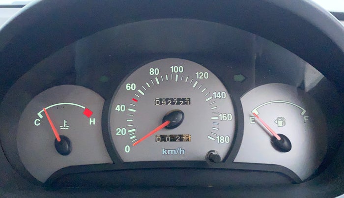 2010 Hyundai Santro Xing GLS, Petrol, Manual, 92,721 km, Odometer Image