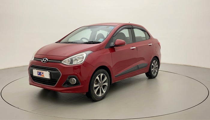2014 Hyundai Xcent SX 1.2 (O), CNG, Manual, 80,704 km, Left Front Diagonal