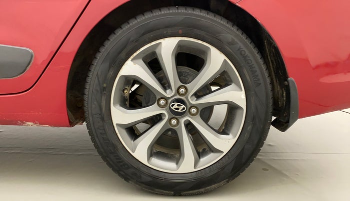 2014 Hyundai Xcent SX 1.2 (O), CNG, Manual, 80,704 km, Left Rear Wheel