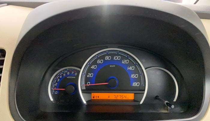 2017 Maruti Wagon R 1.0 VXI, Petrol, Manual, 72,754 km, Odometer Image