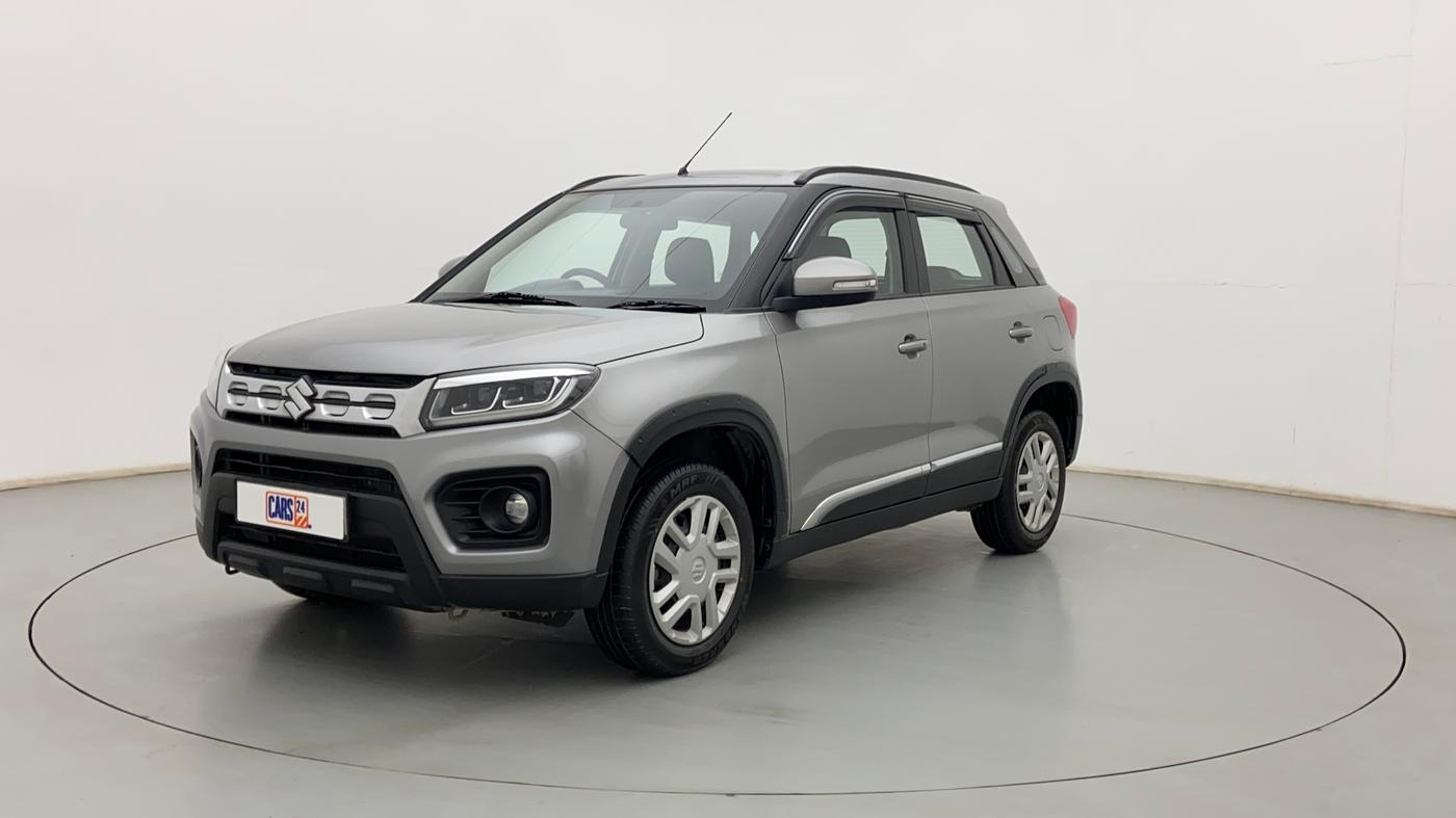 2021 Maruti Vitara Brezza VXI AT SHVS, Petrol, Automatic, 18,327 km, Left Front Diagonal