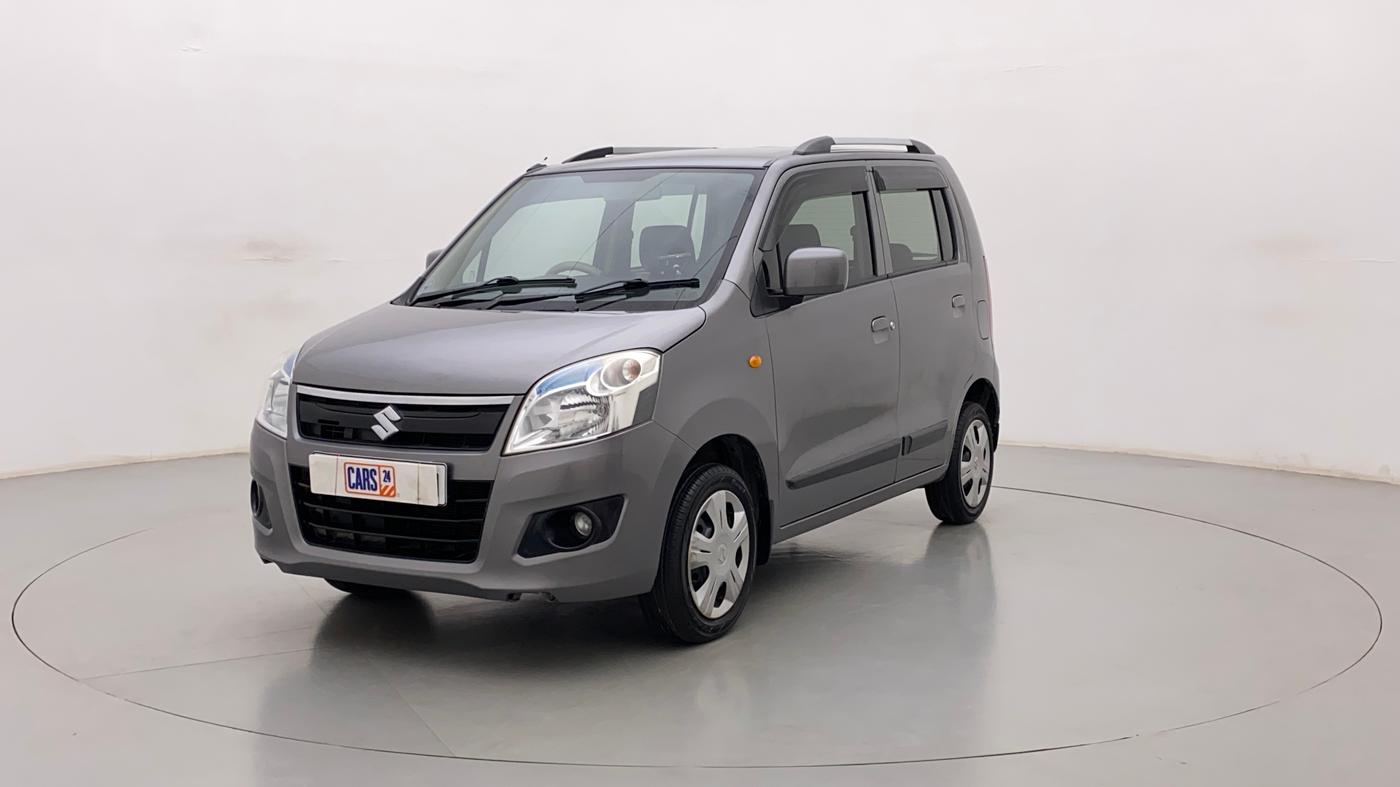 2017 Maruti Wagon R 1.0 VXI AMT, Petrol, Automatic, 36,404 km, Left Front Diagonal