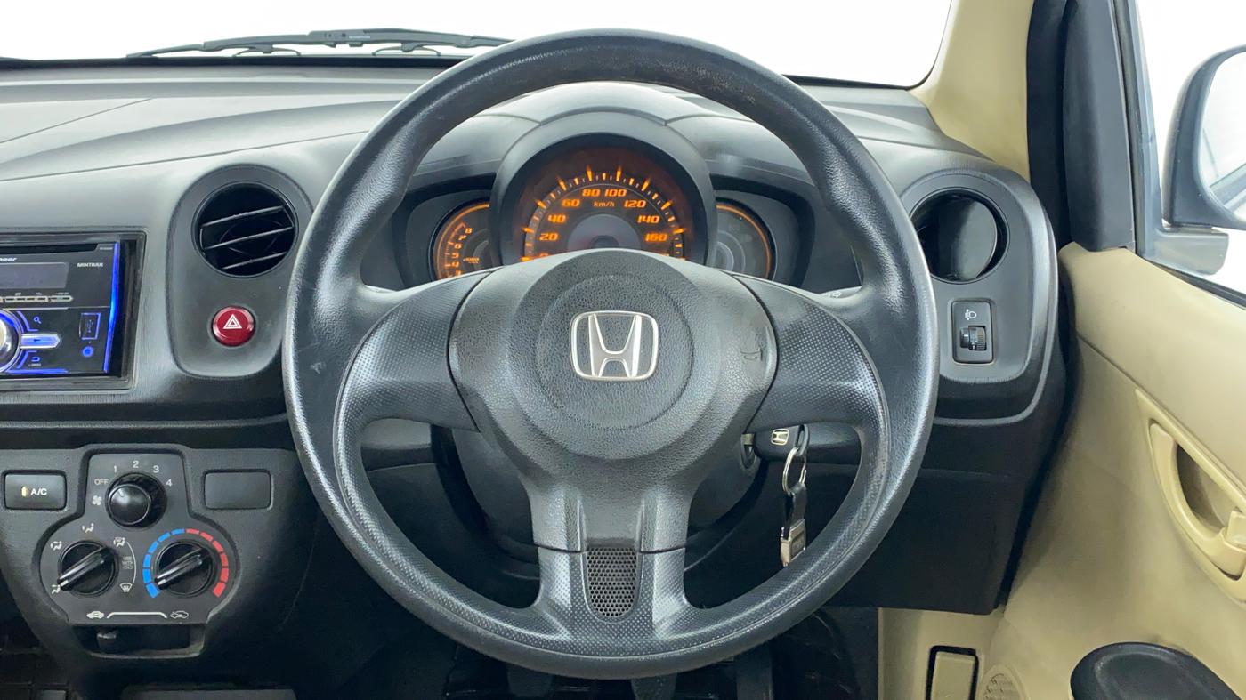 2014 Honda Amaze 1.2 EMT I VTEC, Petrol, Manual, 27,324 km, Steering Wheel Close Up