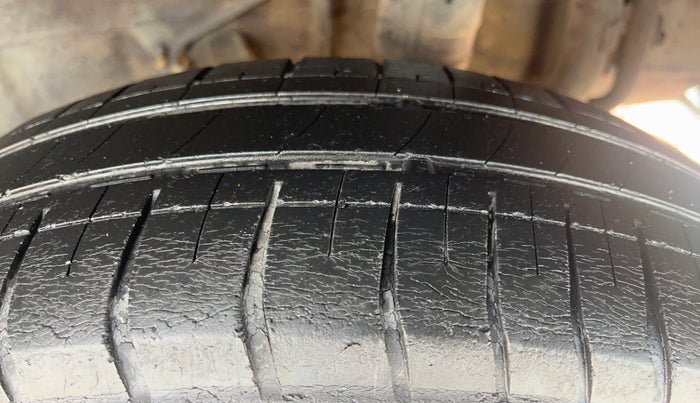 2014 Nissan Micra Active XV, Petrol, Manual, 1,45,363 km, Left Rear Tyre Tread